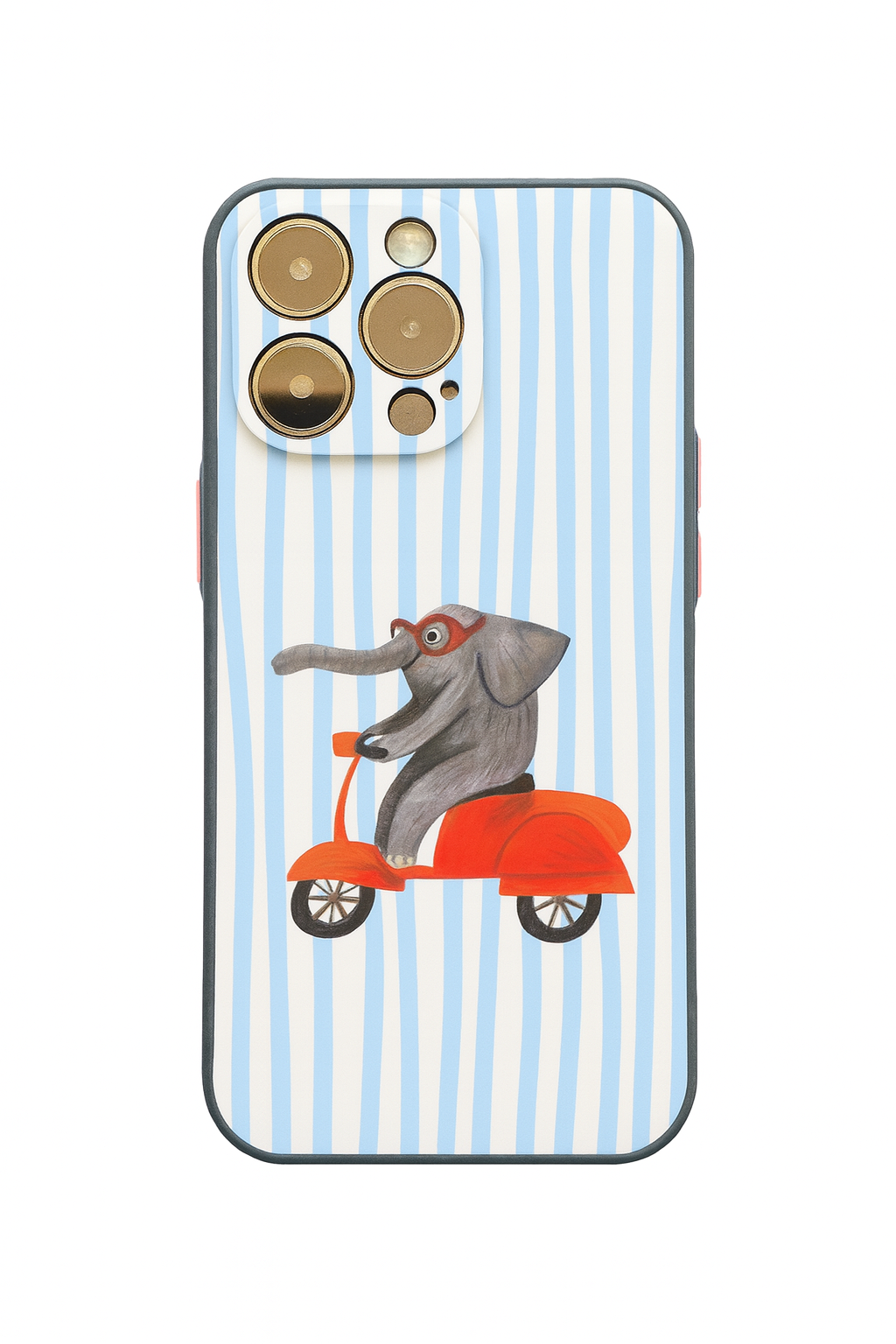 Simple Cute Green And White Plaid Animal Phone Case for Iphone 17 16 15 14 Pro Max 16 Plus 13 12 Mini 11 Pro Max XR XS X Cover