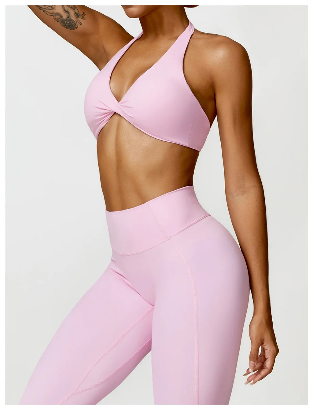 Sport Bra Leggings Suit 2PCS Yoga Set Nude Feeling Workout Sets Women Tracksuit Gym Push Up Fitness Running Workout Sportwear