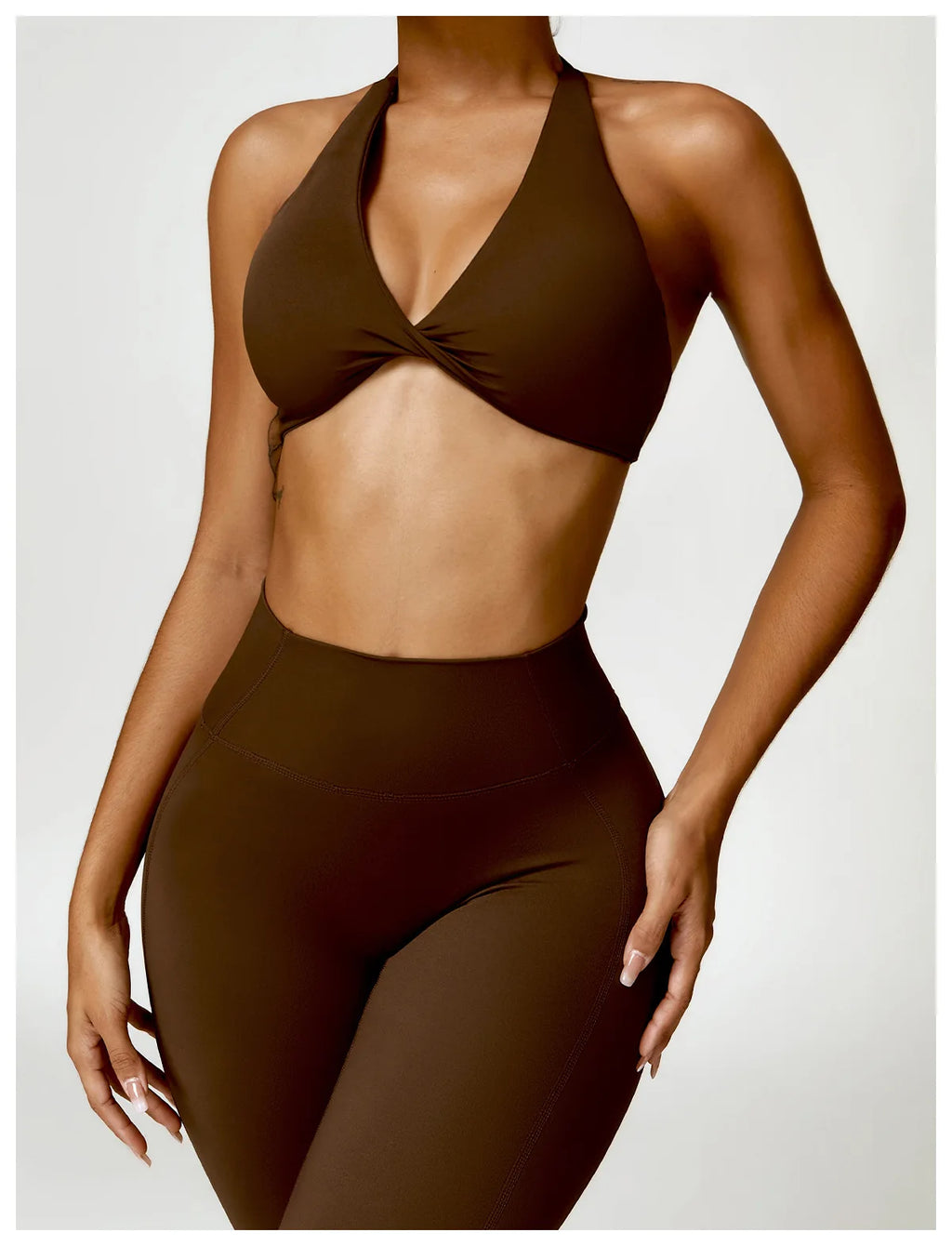 Sport Bra Leggings Suit 2PCS Yoga Set Nude Feeling Workout Sets Women Tracksuit Gym Push Up Fitness Running Workout Sportwear