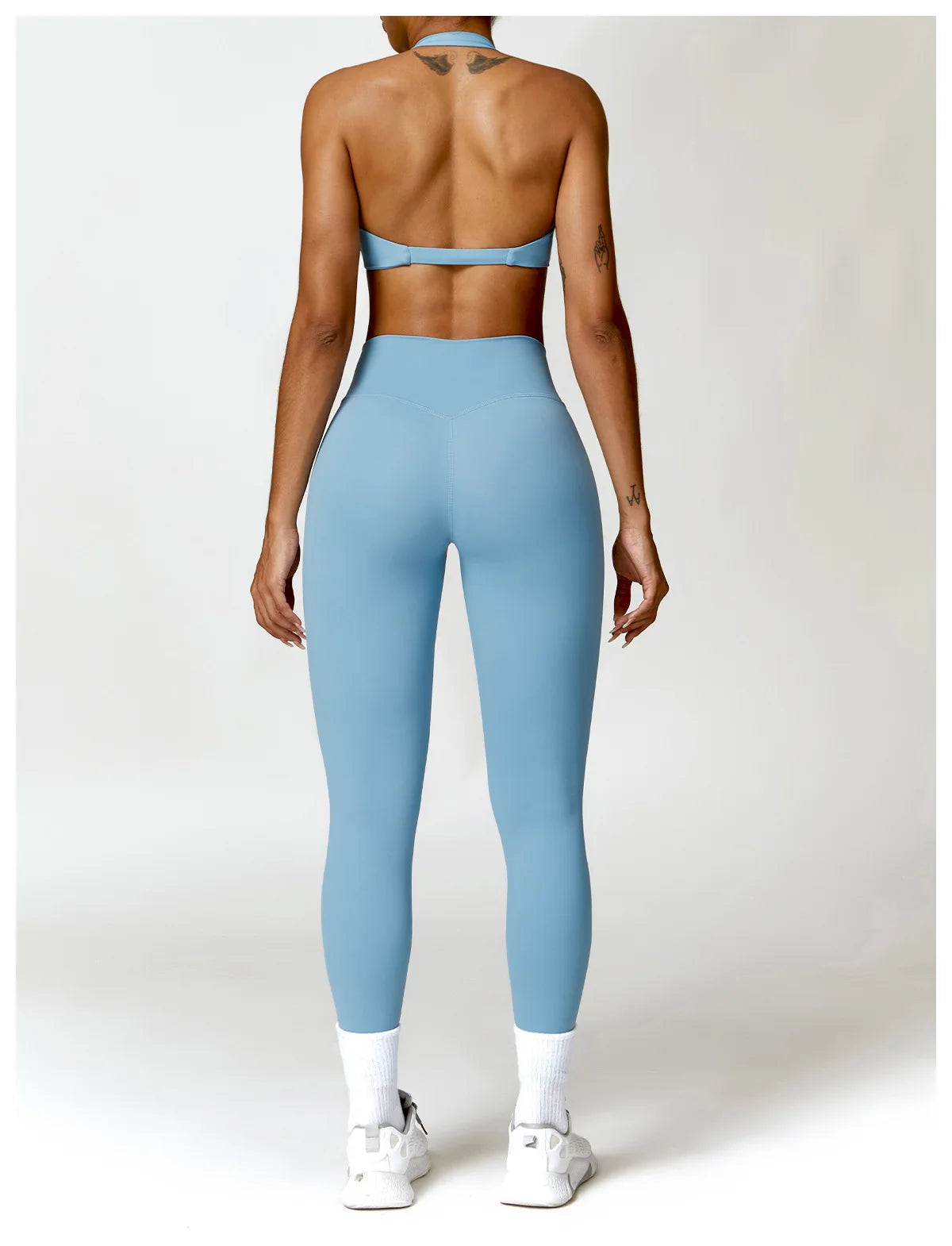 Sport Bra Leggings Suit 2PCS Yoga Set Nude Feeling Workout Sets Women Tracksuit Gym Push Up Fitness Running Workout Sportwear
