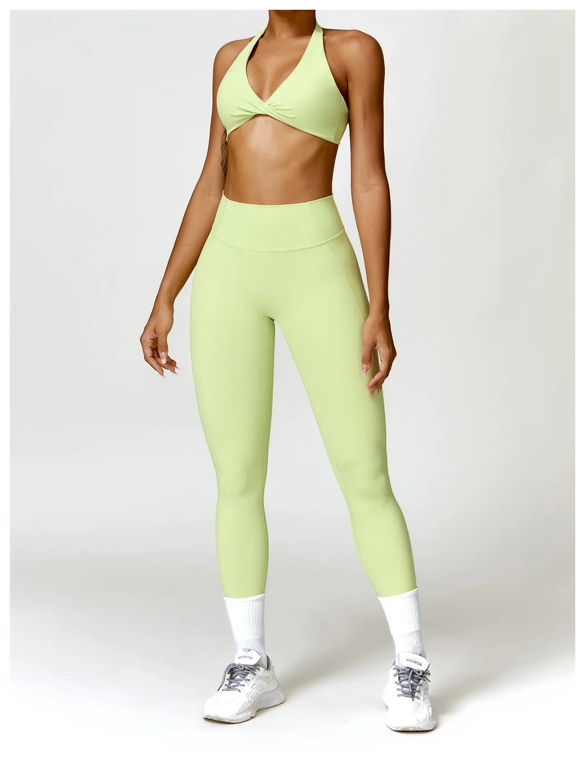 Sport Bra Leggings Suit 2PCS Yoga Set Nude Feeling Workout Sets Women Tracksuit Gym Push Up Fitness Running Workout Sportwear