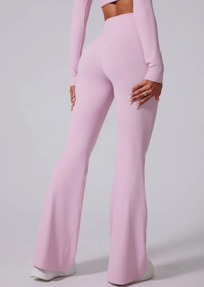 Women High Waist Flared Leggings Gym Fitness Yoga Pants Workout Runing Sport Leggings Women's Control Tummy Yoga Wide Leg Pants