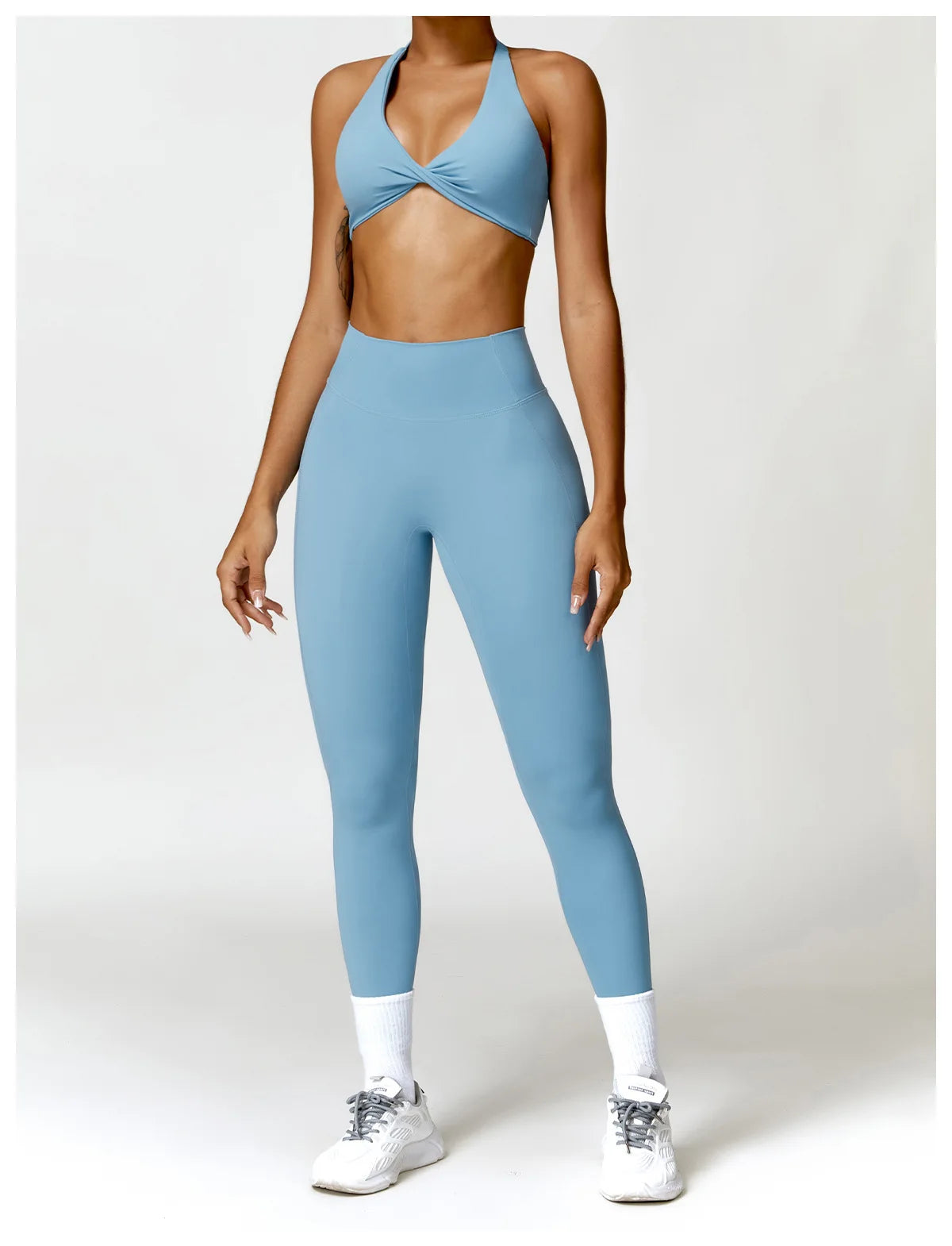 Sport Bra Leggings Suit 2PCS Yoga Set Nude Feeling Workout Sets Women Tracksuit Gym Push Up Fitness Running Workout Sportwear