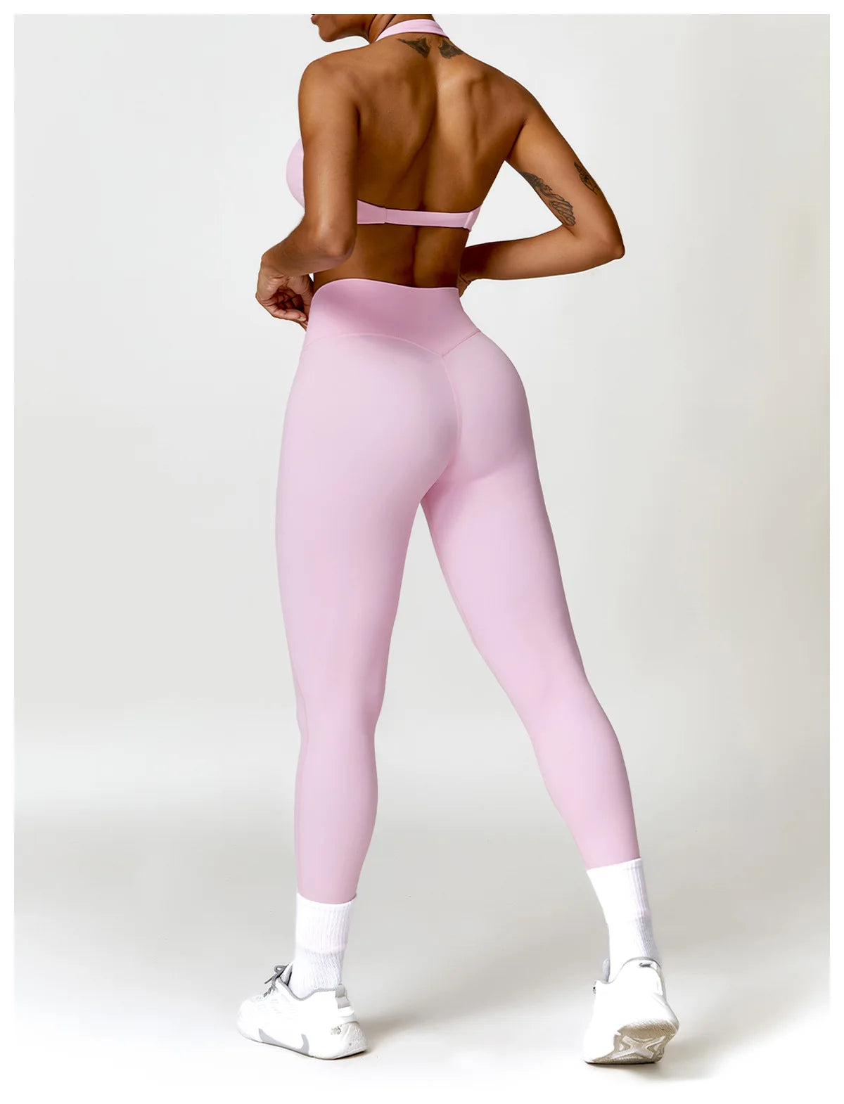 Sport Bra Leggings Suit 2PCS Yoga Set Nude Feeling Workout Sets Women Tracksuit Gym Push Up Fitness Running Workout Sportwear