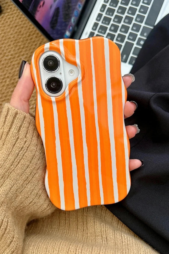 2in1 Stylish Color Collision Stripes Splicing Shockproof Protective Phone Cover Case for iPhone 17 16 15 14 13 12 Pro Max 17Air
